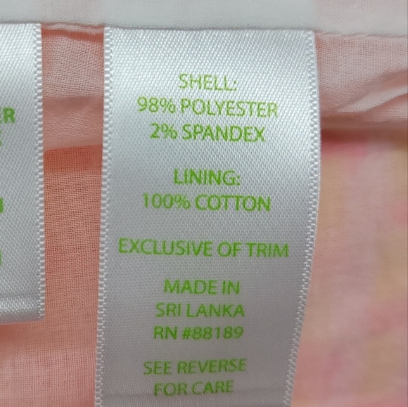 Lilly Pulitzer Hot Pink Tate Tropical Mini Skirt Size 4 - Picture 10 of 12